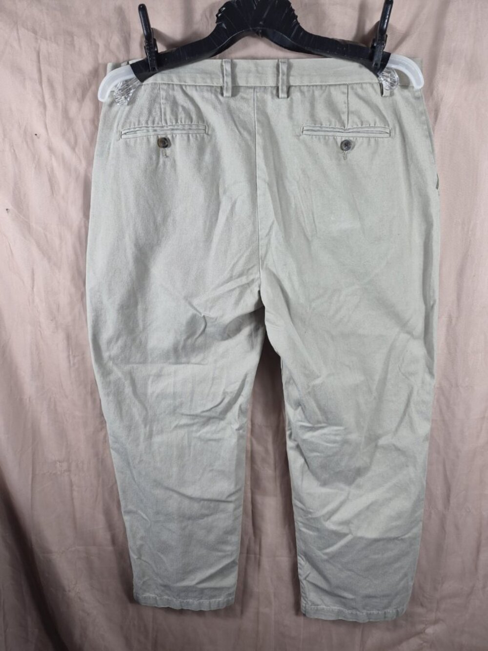 Amazon Essentials Men's Lite Beige Straight Leg Chino Khaki Pants Size 38/30 - Picture 4 of 10
